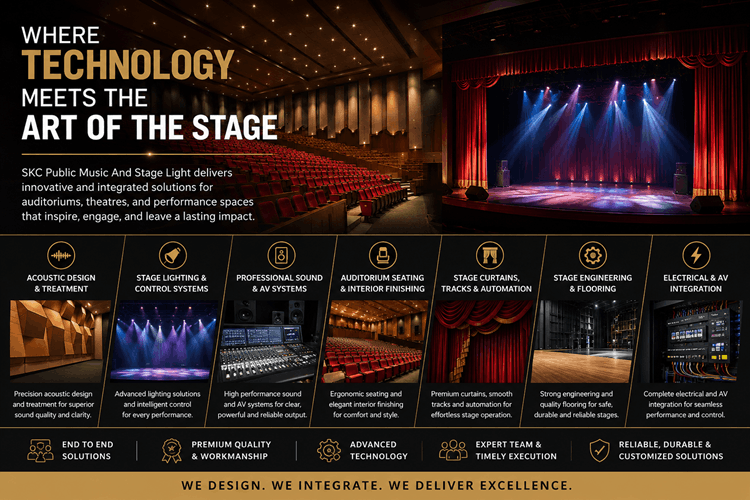 SKC Public Music And Stage Light, Call: +919950556091